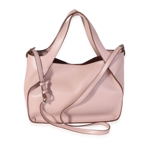 Stella McCartney Mauve Vegan Leather Perforated Logo Tote - Picture 3 of 8